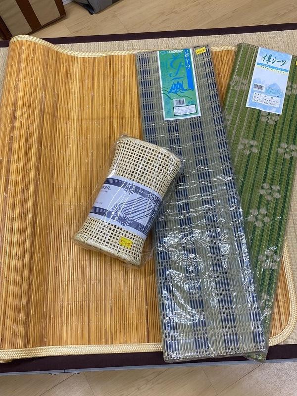寝ござ＆籐枕